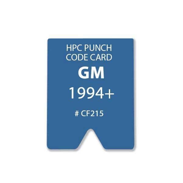 Hpc HPC: Code Card for GM 1994+ Modular Ignition Program HPC-CARD-PF-215 - main